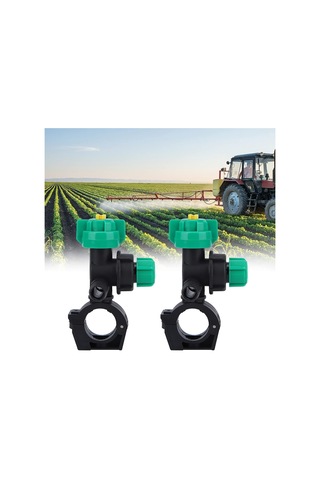 Tarım Püskürtücü Nozul, Çiftlik Çim Püskürtücü, 2pcs Harici İplik Tarımsal Püskürtücü Fan Şeklindeki Püskürtme Nozumu Bahçe İçin