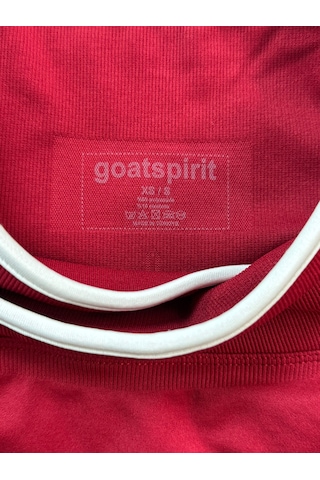 Goat Spirit Pro Seamless Beyaz Kemerli Bordo Tayt Em29