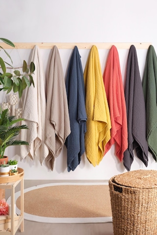 İyi Geceler İstanbul Zen Stone Krem Çift Kişilik %100 Pamuk Yatak Örtüsü Seti Krem