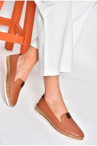 Fox Shoes P555000103 Taba Hakiki Deri Günlük Kadın Ayakkabı Taba-hakiki Deri Taba