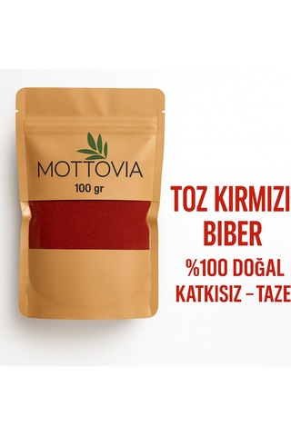 Organik Kırmızı Tatlı Biber Tozu 100 Gr