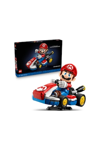 LEGO® Super Mario™: Mario Kart™  Mario ve Standard Kart 72037 - Yetişkinler için Koleksiyonluk Yaratıcı Sergileme Modeli Yapım Seti (1972P)
