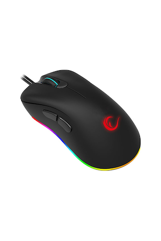 Rampage SMX-R50 HOWL Black RGB Illuminated + Macro Player Mouse