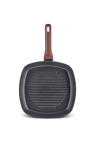 Karaca Salomon Biodiamond Tava Grill 28 Cm Gri