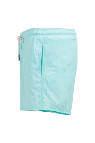 Mint Su İtici Özellikli Naylon Kumaş Düz Renk Basic Erkek Plaj Deniz Şort Mayo - 540-mint 001
