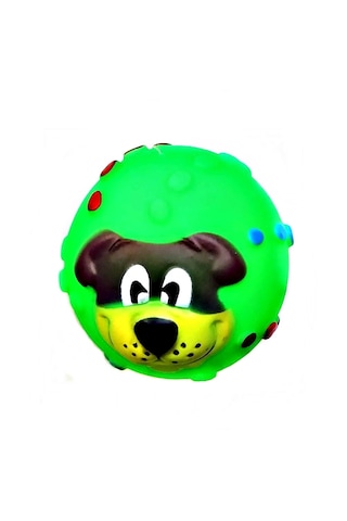 Sesli Güzel Köpek Küçük Irk Ve Yavru Köpek Oyuncağı Top 7 Cm