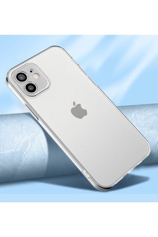 Apple Uyumlu iPhone 12 İle Kılıf Şeffaf Esnek Silikon Telefon Kılıfı Kapak