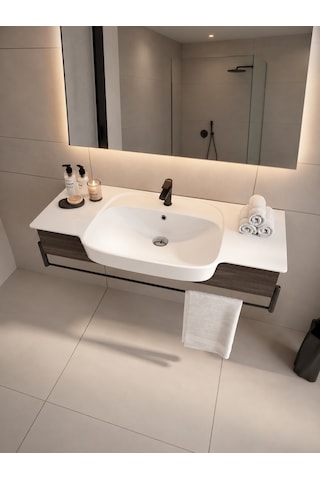 Kaya Lavabo Dolabı 100 Cm Cabana
