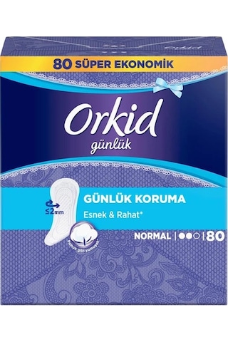 Orkid Günlük Koruma Ped Normal Süper Ekonomik Paket 5 x 80'li