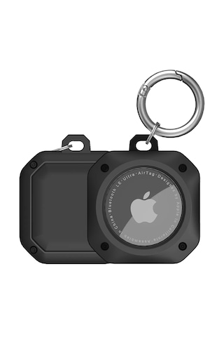 Buff Tagsafe Proshield Taşınabilir Anahtarlık Airtag Kılıf Black