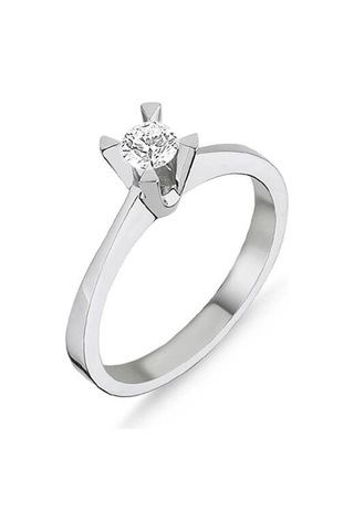 0.26Ct Pırlanta Tektaş Yüzük - 18K