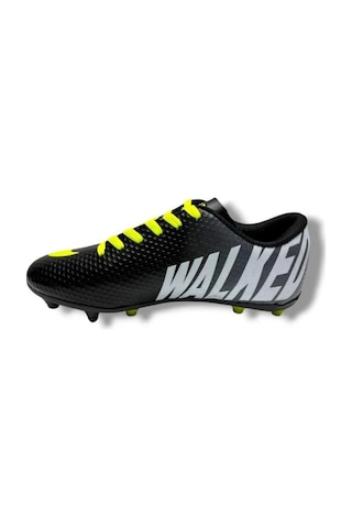 Walked 401-26 Çocuk Çivili Halı Saha Krampon Siyah Sarı 31-35