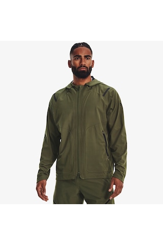 Under Armour Unstoppable Erkek Yeşil Rüzgarlık Düz 1370494 Yeşil