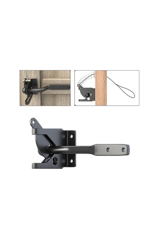 Besthome1 Suntek Çelik Çit Kapı Mandalı, Bahçe Dış Kapı Lock, Güvenlik Kilidi