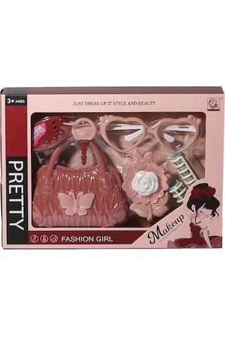 1188-1-4 Çantalı Güzellik Seti -birliktoys