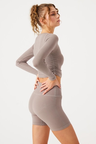 Jerf Aura 7cm Modal Kısa Şort Açık Kahve Kahverengi
