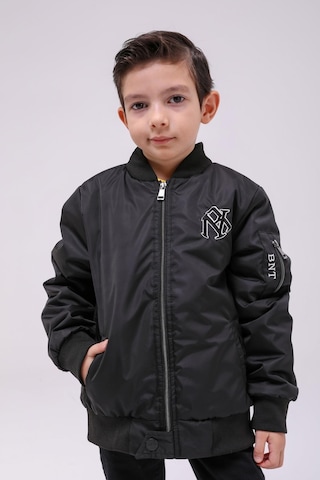 Benitto Kids Erkek Çocuk Mevsimlik Yağmurluk Ceket 51294 Siyah