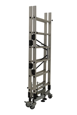 Kurulumu Kolay Katlanabilir Geniş Basamaklı İskele 2 Metre