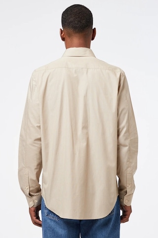 Lacoste Men's Regular Fit Beige Shirt Normal Kesim Erkek Gömlek Bej