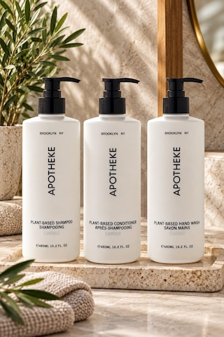 Apotheke 3'lü Bakım Seti 480 Ml Şampuan + Saç Kremi + El Sabunu