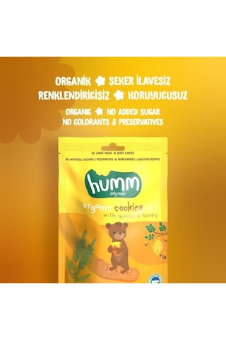 Organik Ballı Ve Kinoalı Kurabiye - 3 Adet 165 G