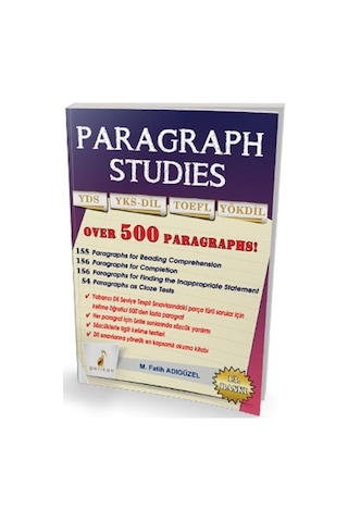 Pelikan Paragraph Studıes YDS - LYS - 5 - Toefl - M. Fatih Adıgüzel - Pelikan Yayınları Pelikan Paragraph Studıes YDS - LYS - 5 - Toefl - M. Fatih Adıgüzel - Pelikan Yayınları