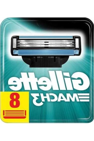 Wenlin Gillette Mach3 Yedek Tıraş Bıçağı 8'li, Oynar Başlık, Daha Keyifli Tıraş