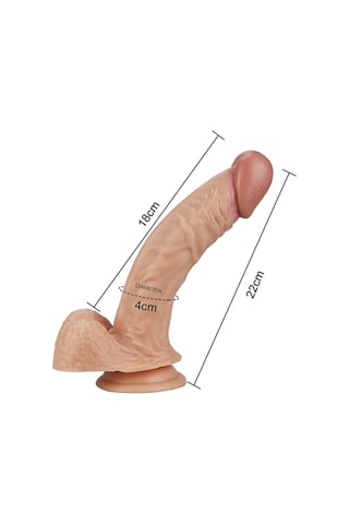 Hızlı Express Lovetoy Real Extreme Eğimli Süper Gerçekçi Realistik Penis Vantuzlu Dildo
