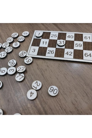 Lavanta Tasarım Tombala 24 Kartlı