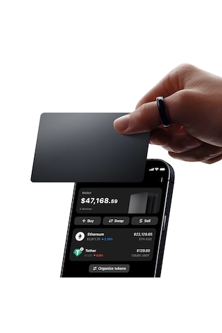 Tangem Wallet Stealth Edition Siyah 3 Kartlı Paket - Kripto Para Cüzdanı Nfc-soğuk Cüzdan