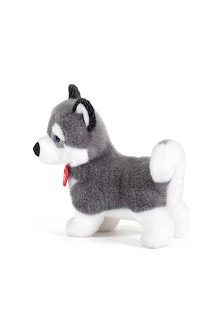 Peluş Husky Marcus 20 Cm Gri