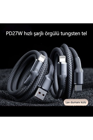 Apple Usb Şarj Kablosu 1 5 Metre iPhone 6 14 Uyumlu Carplay Destekli Pd 27w Hızlı apple