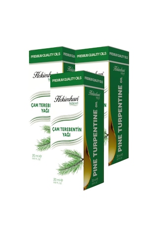 Hekimhan Bitkisel Çam Terebentin Yağı 3 x 20 ML