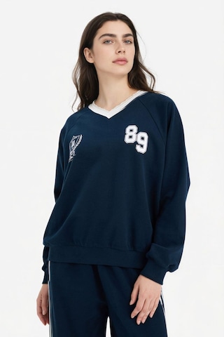 Defacto %100 Pamuk Oversıze Baskılı Sweatshirt G8034AX26SP