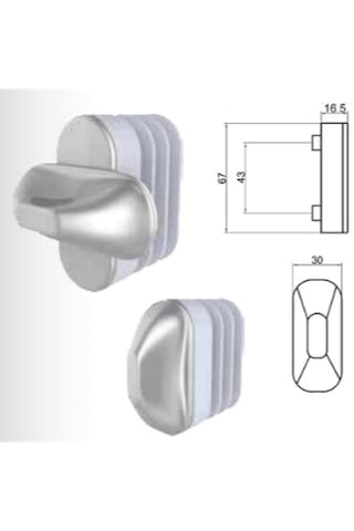 PENCERE KOLU EMNİYET MANDALI BEYAZ