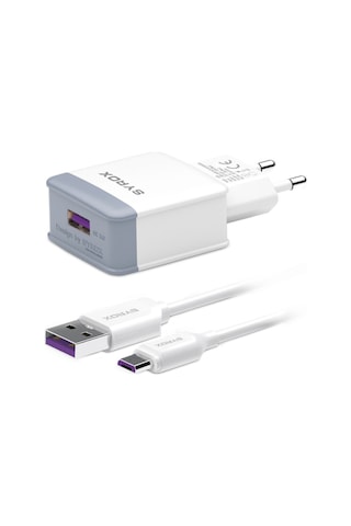 Syrox Q30 Microusb Girişli 3.0 Amper 18W Hızlı Şarj Aleti (307252053)