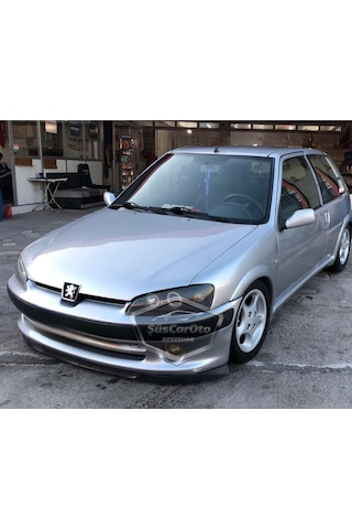 Peugeot 106 1991-2004 Uyumlu Üniversal Astra H Lip Esnek Ön Lip 2 Parça Tampon Altı Dil Karlık Ön Ek 00 Şüscaroto Aksesuar