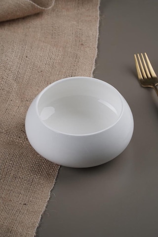 Acar Bianco Perla 6 Adet Porselen Yuvarlak Kase- 14 Cm Sct-21-0216 Beyaz