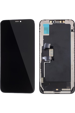 Apple Uyumlu iPhone Xs Max 6,5 İnç İçin Lcd Ekran Ve Sayısallaştırıcı Düzeneği Logosuz Ruıju Hücre İçi İşçilik