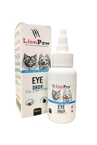 Lion Paw Kedi Köpek Göz Temizleme ve Bakım Solüsyonu 50 ML