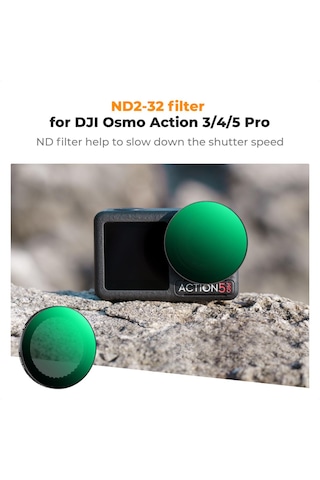 K&f Concept Variable Nd2-32 Filter Djı Osmo Action 3/4/5 Pro Uyumlu