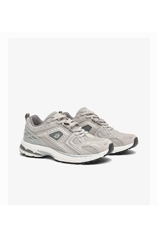 Greyder 59217 Gri Renk Süet Deri Kadın Sneaker Spor Ayakkabı