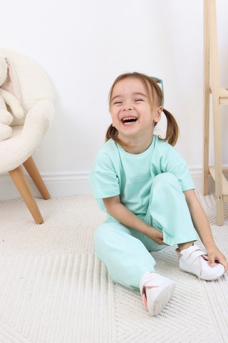 Kız Çocuk Hello Summer Baskılı Model Alt-üst Takım 001