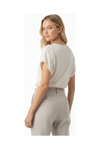 Xint Naturel Pamuk Dokulu Oversize Bluz 602582