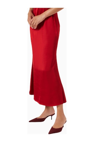 Schutz 63mm Topuklu Süet Point-toe Mules, Günlük Ve Gece Zarafeti Bordo