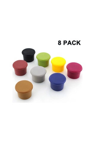 8'li Silikon Şişe Tıpası, Bira Saklama Kabı, Bira Kapakları Ve Şişe Seti Diğer