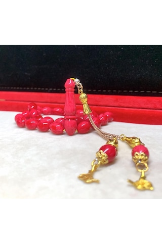 Pembe Orijinal Beyzi Model Katalin Tesbih