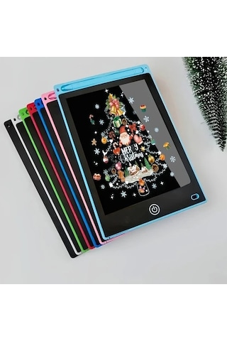 Trendooze Gaojunshop01 Mavi Lcd Çocuk Çizim Tableti, 3-10 Yaş Eğitici Hediye Açık Mavi