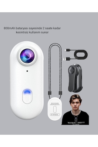 Kompakt 1080p Aksiyon Kamerası Suya Dayanıklı Wifi Ve 120 Geniş Açı