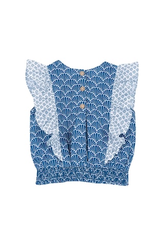 Chicco Gömlek - K. Kol 09066615000000 000080 Blue Strıped